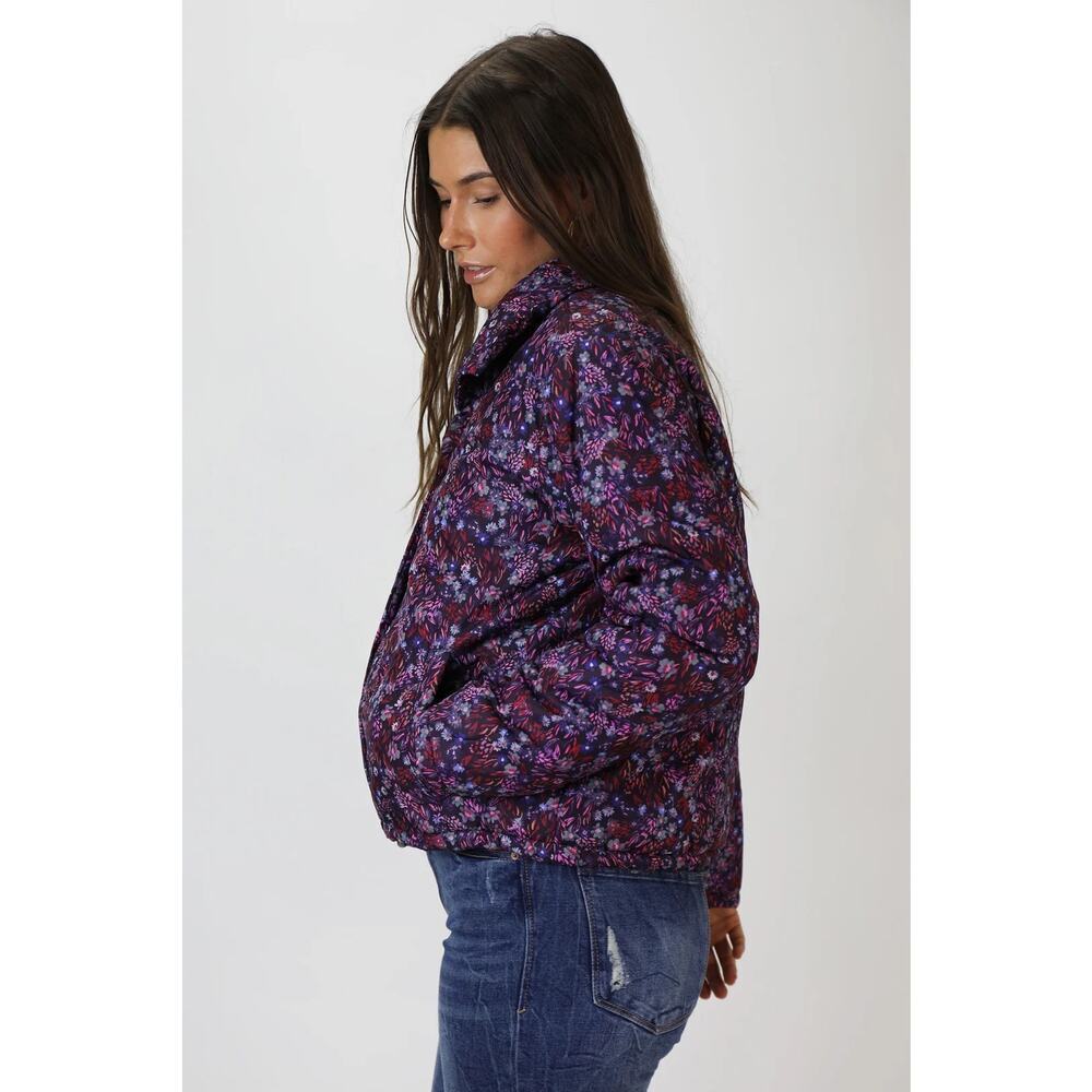 Dear John Izabel Wide Collar Enchanted Garden Jacket Size Large